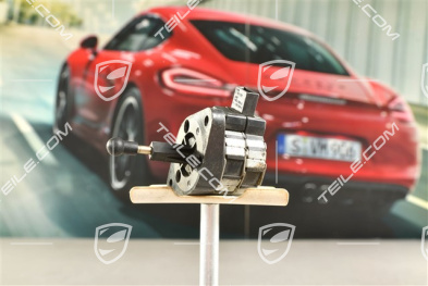 Electric adjusting motor headlight range / levelling system