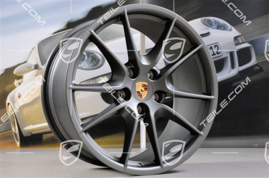 20" Felga, Carrera S III, platynowy-satynowy mat (Platinum-Seidenmatt), 9,5J x 20 ET45