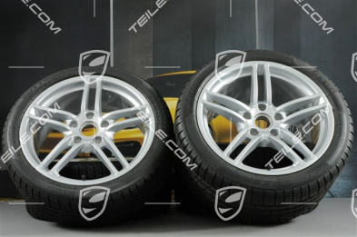 19" Winterräder Satz Carrera, Felgen 8,5J x 19 ET54 + 11J x 19 ET48 + NEUE Winterreifen 235/40 R19 + 295/35 R19, ohne RDK-Sensoren