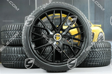 21-inch winter wheels set "SportDesign", rims 9,5 J x 21 ET71 + 10,5 J x 21 ET71 + Pirelli Sottozero III winter tires 275/35 R21 + 315/30 R21, black high gloss