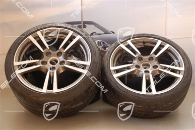 19-inch TURBO II summer wheel set, wheels 8J x 19 ET57 + 11J x 19 ET67 + NEW summer tyres 235/35 ZR19 + 295/30 ZR19