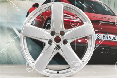19" Felge Macan Sport Classic, 8,5J x 19 ET21, GT-Silber metallic