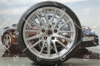 19" Komplet kół letnich SportDesign, felgi 8J x 19 ET57 + 11J x 19 ET 51 + NOWE opony letnie 235/35 ZR 19 + 305/30 ZR 19