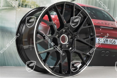 21-inch RS Spyder wheel rim, 11,5J x 21 ET67, black high gloss