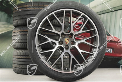 21" RS Spyder Design Sommerräder, Felgen 9,5J x 21 ET27 + 10J x 21 ET19 + Continental Sommerreifen 265/40 R21 + 295/35 R21, mit RDK-Sensoren