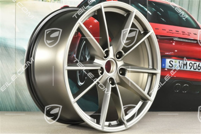 21-inch wheel rim Carrera S, 11,5J x 21 ET67, platinum satin matt