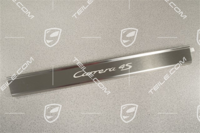 Blende, Einstiegleiste, 1 stuck, mit Beleuchtung, Edelstahl, Carrera 4S