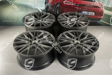 21" Felgensatz Panamera Exclusive Design Sport, 9,5J x 21 ET71 + 11,5J x 21 ET69, Platinum