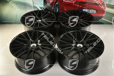 22" komplet felg RS Spyder, 10J x 22 ET48 + 11,5J x 22 ET52, czarny satynowy półmat