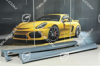 GT3 / Aero Kit Schwellerblenden, Modell 2002 (Facelift), komplett inkl. Halterungen, L+R