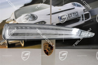 Lampy tylne przezroczyste (białe), komplet (L+R+dodatkowe światło stop), Turbo