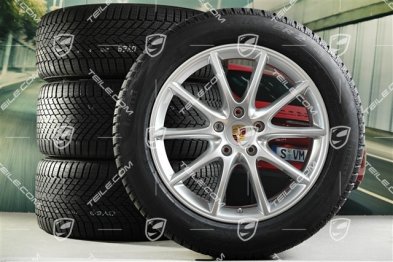 20-inch Cayenne Design winter wheel set, rims 9J x 20 ET50 + 10,5J x 20 ET55 + Pirelli winter tyres 255/55 R20 + 295/45 R20, with TPMS