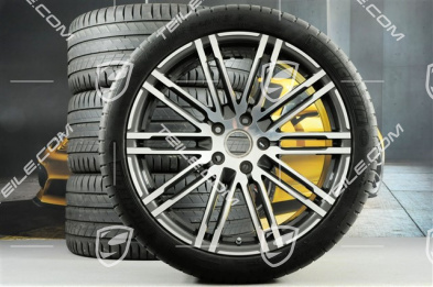 21-inch summer wheels set Turbo III, rims 10J x 21 ET50 + NEW Michelin summer tyres 295/35 R21, with TPMS