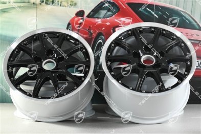 18" Felgensatz GT3 SportDesign, 7,5J x 18 ET50 + 10J x 18 ET65, schwarz