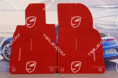 Dywaniki, zestaw, czerwone Carrera Red