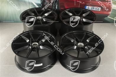 20" Carrera S (III) Felgensatz, 8,5J x 20 ET51 + 11J x 20 ET70, Schwarz-Seidenmatt