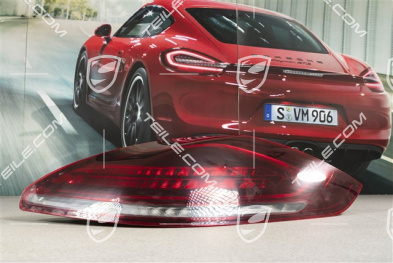 Rear light, darkened, facelift, R