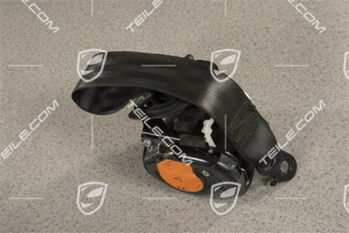 Seat belt, rear, Black, L