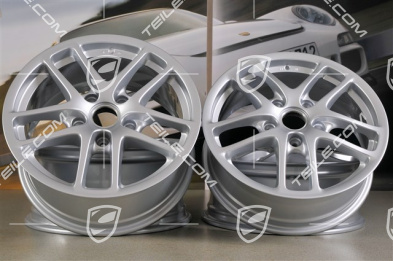 17-inch Cayman wheel set, front 6,5J x 17 ET55 + rear 8J x 17 ET40