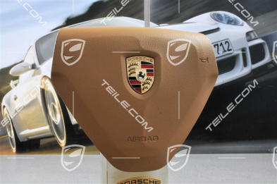 Airbag, 3-ramienny, plastikowy, piaskowy beż