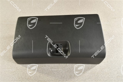 Glove compratment cover, Leatherette, Black