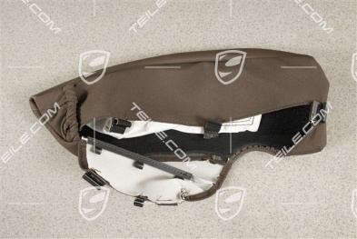 Lehnenbezug, Seitenteil, mit Airbag perforiert, Sattelbraun, R