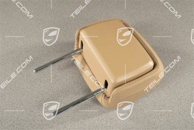 Headrest, leather, Luxor Beige