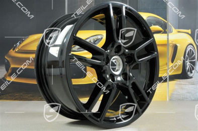 19-inch wheel rim Panamera, 9J x 19 ET64, black high gloss