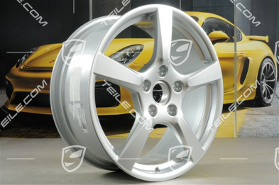 19" komplet felg Cayman S, 8J x 19 ET57 + 10J x 19 ET45