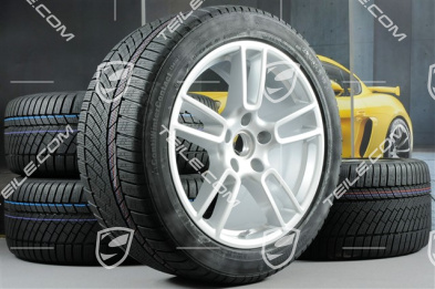 19" Koła zimowe, komplet "Panamera", felgi 9J x 19 ET64 + 10,5 J x 19 ET62 + opony zimowe Continental ContiWinterContact PS830 P 265/45 R19 + 295/40 R19