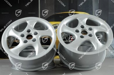 18" Felgensatz Turbo Look I, 8J x 18 ET52 + 10J x 18 ET65