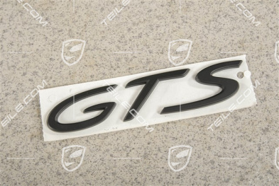 Badge / Emblem GTS, Black matte