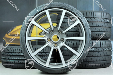 20" koła letnie, komplet Carrera Classic II, felgi 8,5J x 20 ET49 + 11,5J x 20 ET56 + NOWE opony letnie Pirelli 245/35 R20 + 305/30 R20