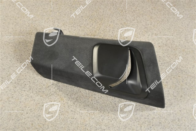 Tapicerka słupka-B, Alcantara, czarna, Coupe, R
