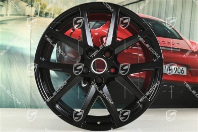 21" Felge Panamera Sport Design, 9,5J x 21 ET71, schwarz seidenmatt