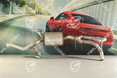 2,0L, tłumik układu wydechowego, część środkowa