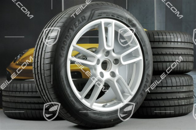 19" Koła letnie, komplet "Panamera", felgi 9J x 19 ET64 + 10,5 J x 19 ET62 + opony letnie Goodyear Eagle 265/45 R19 + 295/40 R19