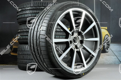 20-inch Carrera Classic II summer wheels set, rims 8,5 J x 20 ET49 + 11,5 J x 20 ET76 + summer tires 245/35 R20 + 305/30 R20, with TPM