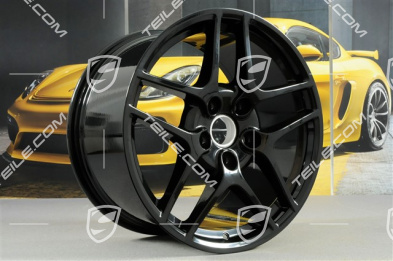 19-inch Carrera S II wheel, 11J x 19 ET67, black high gloss