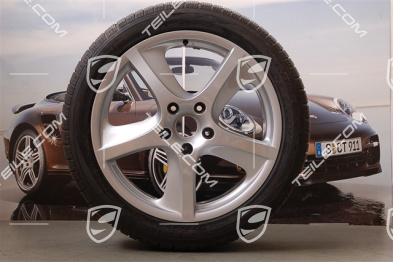 20-inch Cayenne SportTechno winter wheel set, front 9-inch+ rear 9-inch + tyres 275/40 R20, without TPMS