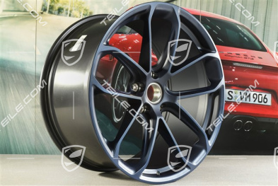 22" GT Design Felge, 11,5J x 22 ET52, tiefseeblau perleffekt