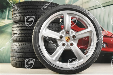 20-inch SportTechno summer wheel set, rims 9J x 20 ET51 + 11.5J x 20 ET68, Pirelli P Zero summer tyres 245/35 R20 + 305/30 R20, without TPMS sensors