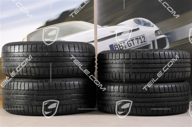 17" Cayman Winterräder Satz, Felgen vorne 6,5J x 17 ET55 + hinten 8J x 17 ET40 + NEUE Winterreifen 205/55 R17 + 235/50 R17, ohne RDK
