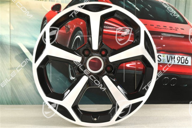 20-inch Rim Offroad Design, 11J x 20 ET60, black high gloss + glossy Surface