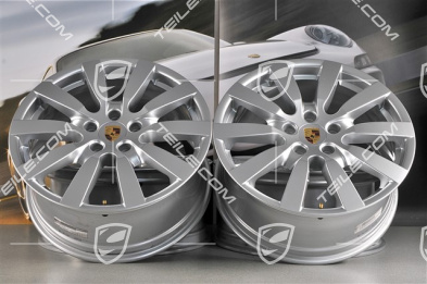 20-inch Cayenne SportDesign II wheel set, 9J x 20 ET57, silver