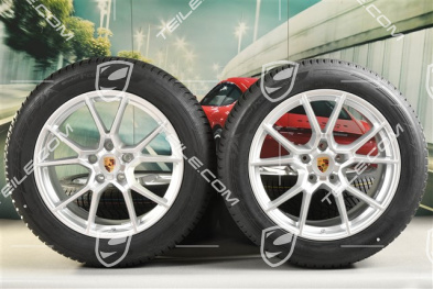 20" Cayenne S Winterräder Satz, Felgen 9J x 20 ET50 + 10,5J x 20 ET55 + NEUE Hankook Winter i*eveo 3X, 255/55 R20 + 295/45 R20, mit RDK-Sensoren