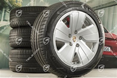 19" Taycan S Sommerräder Satz, Felgen 8J x 19 ET50 + 10J x 19 ET47 + Michelin Sommerreifen 225/55 R19 + 275/45 R19