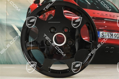 16" Felga Design 90, Carrera 2/4, 6J x 16 ET52,3, czarny wysoki połysk