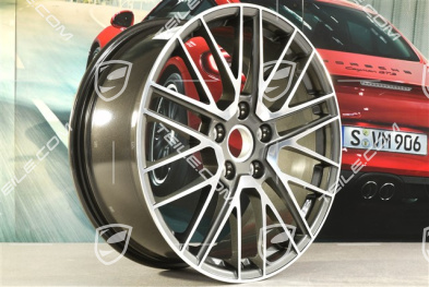 20" Felge Turbo V, 8,5J x 20 ET50, Titan