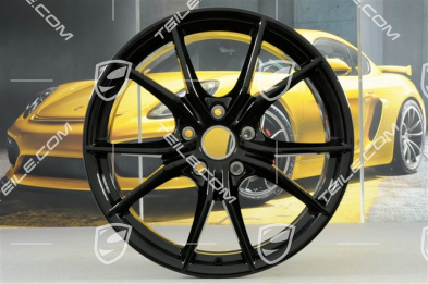 20" Felgensatz Carrera S IV, 8,5J x 20 ET49 + 11J x 20 ET78, für Winterbetrieb, C2/C2S, schwarz hochglanz